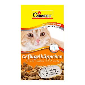 Кусочки для кошек Gimpet Geflügelhäppchen для очистки зубов 100 г.