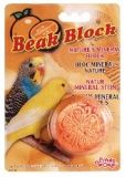 Минеральный камень для птиц Living World Beak Block Апельсин
